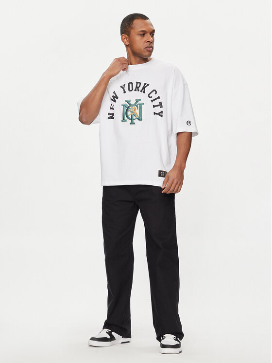 Champion Champion Tricou 220003 Alb Boxy Fit