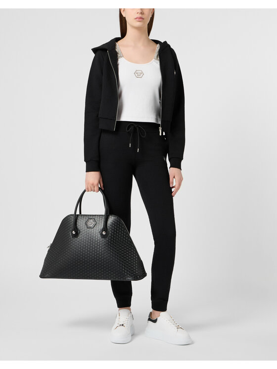 PHILIPP PLEIN PHILIPP PLEIN Bluza 31069 Czarny Regular Fit