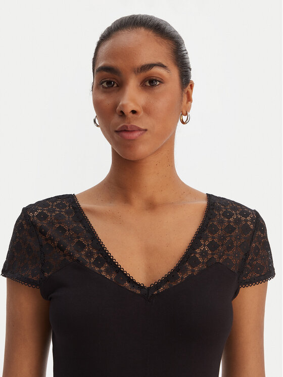 Morgan Morgan Särkpluus 251-DFLO Must Slim Fit