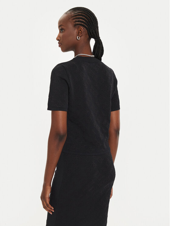 PINKO Pinko Bluse Maglia 103976 A21T Schwarz Regular Fit