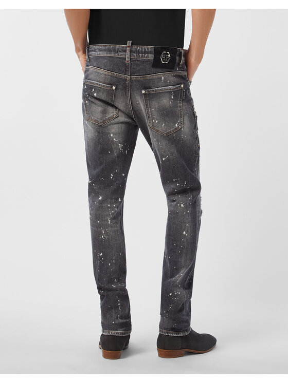 PHILIPP PLEIN PHILIPP PLEIN Jeansy 26873 Czarny Skinny Fit