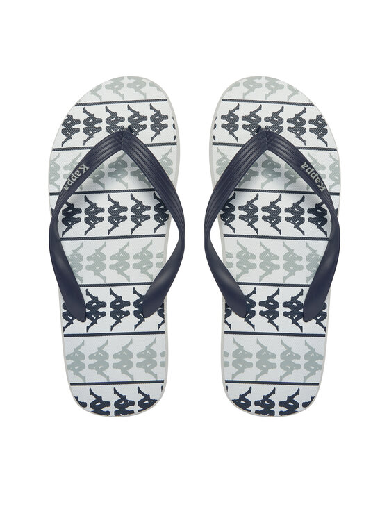 Kappa Flip flop 371D2UW Blue Marine - White - Grey Lt Lead Bleumarin