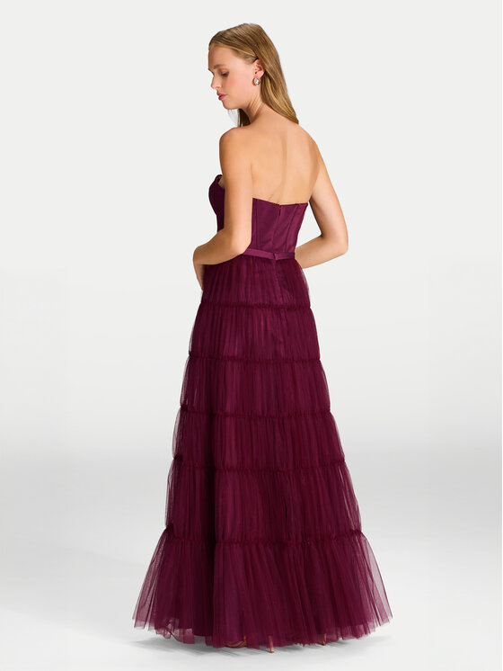 Hey Kyla Hey Kyla Abendkleid 5AJ009HK Dunkelrot Regular Fit