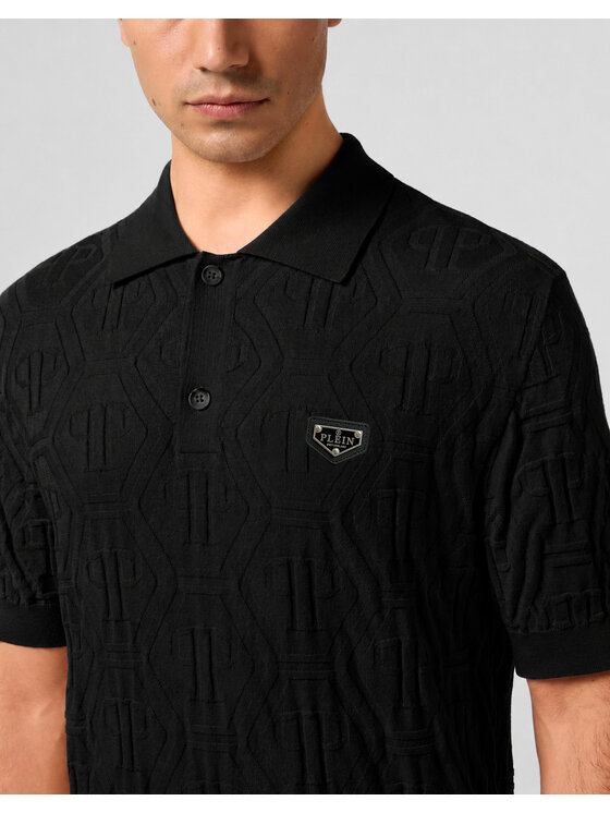 PHILIPP PLEIN PHILIPP PLEIN Polokošile 31668 Černá Slim Fit
