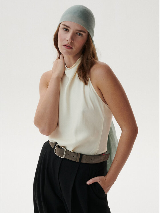 ALLORA BE UNIQUE ALLORA BE UNIQUE Cintura da donna ze skóry Marrone