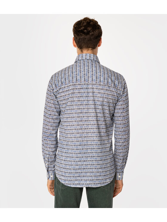 Lee Cooper Lee Cooper Koszula DANIELS Niebieski Slim Fit