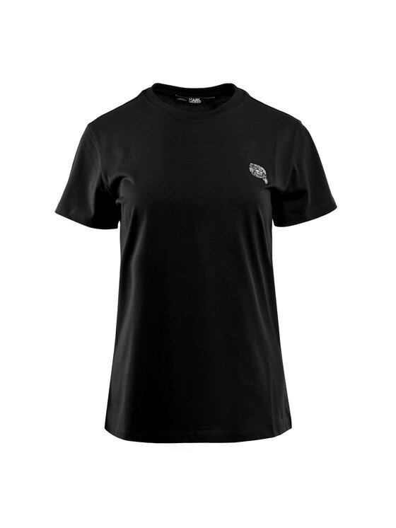 T-Shirt KARL LAGERFELD, Rozmiar S, Czarne, 240W1722-999/S