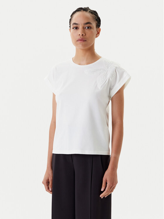 Morgan Morgan Tricou 251-DABANA Alb Regular Fit