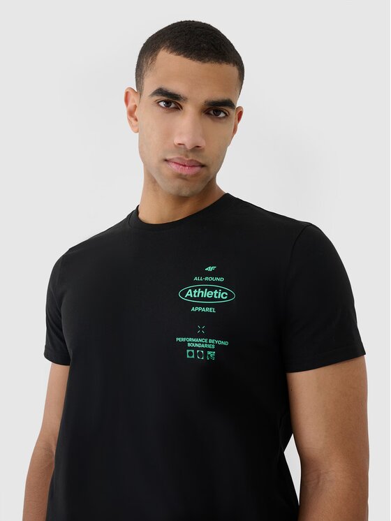 4F 4F T-shirt 4FRSS25TTSHM2688-20S Nero Regular Fit