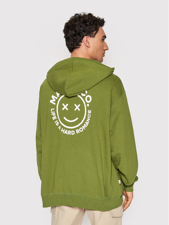 Felpa Dizzy M40103 Verde Relaxed Fit