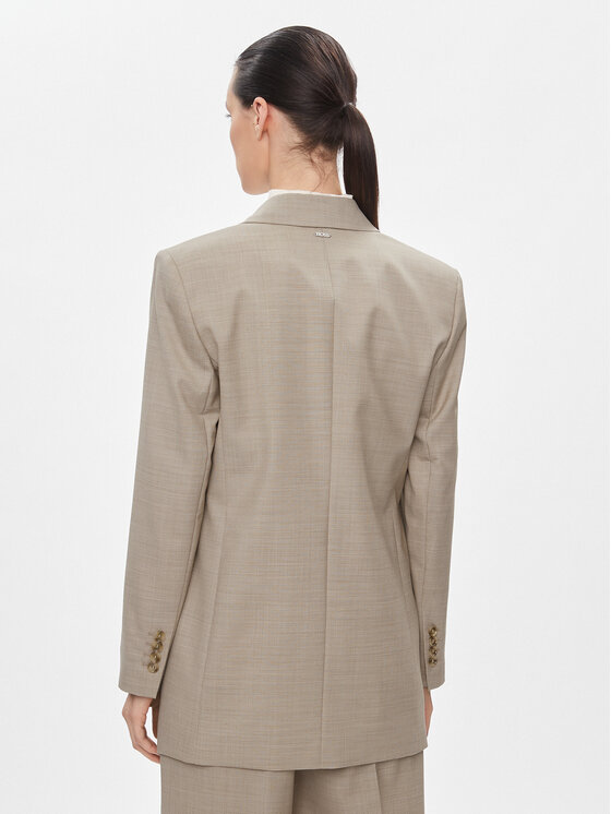 BOSS Boss Pintsak Jarmina 50505587 Beež Relaxed Fit