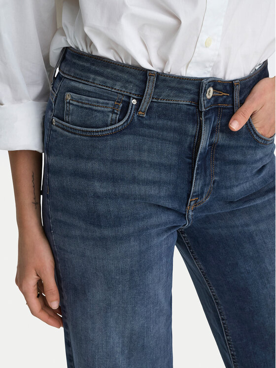 ONLY ONLY Jeansy Madison 15339459 Granatowy Wide Leg