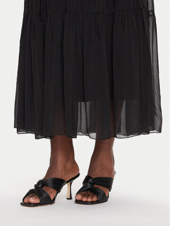 Dixie Dixie Maxi suknja G207W007A Crna Regular Fit