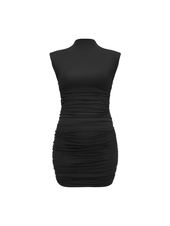 La Mania La Mania Vestito di maglia ASPEN Nero Classic Fit