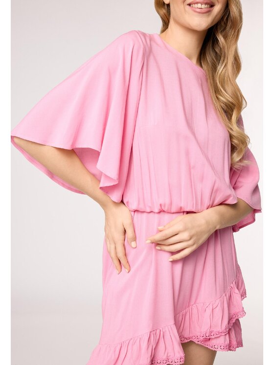 LAURELLA LAURELLA Každodenné šaty Laurella 4UL103501 Ružová Regular Fit