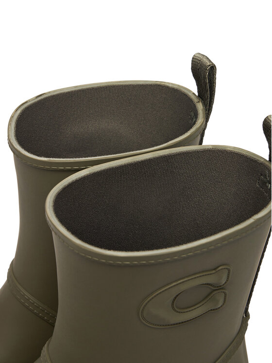 Coach Coach Cizme de cauciuc Ryder CW977 Kaki