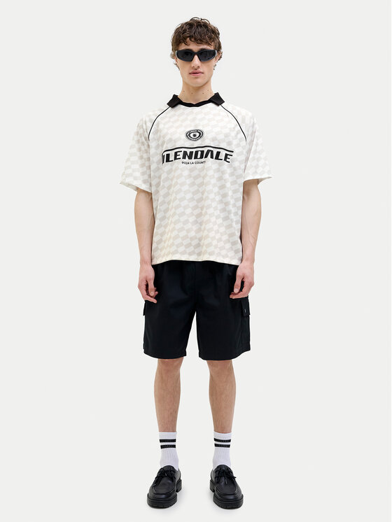 Jack & Jones Jack & Jones Polokošeľa Retreat 12277379 Béžová Loose Fit