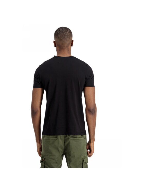 Alpha Industries Alpha Industries Komplet t-shirtów AI.106524-663 Czarny Basic Fit