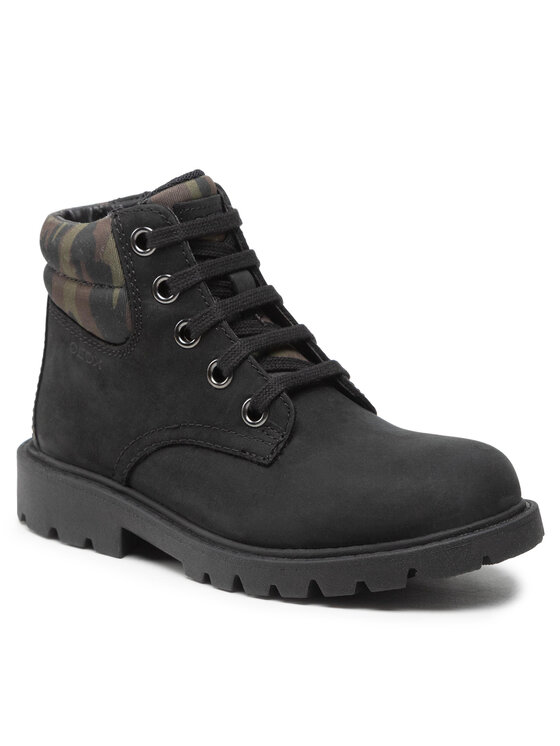 Geox Geox Trapper stila apavi J Shaylax B. B J16FAB 04515 C9B3Y S Melns