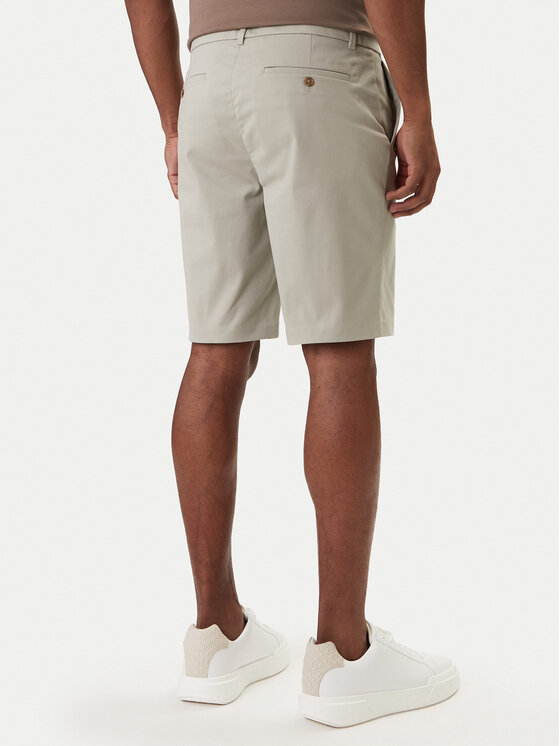 Calvin Klein Calvin Klein Bavlnené šortky LV04LF622G Hnedá Slim Fit