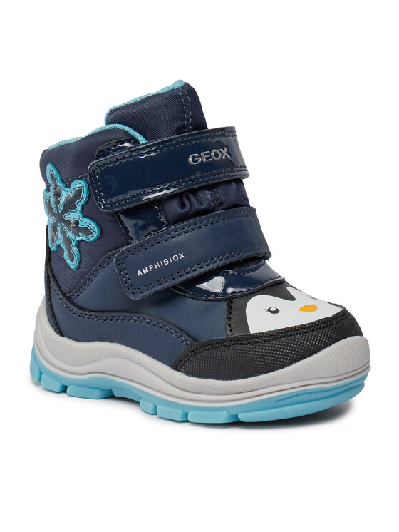 Geox Geox Ботуши B Flanfil Girl B Abx B363WA 054FU CF4N4 M Тъмносин