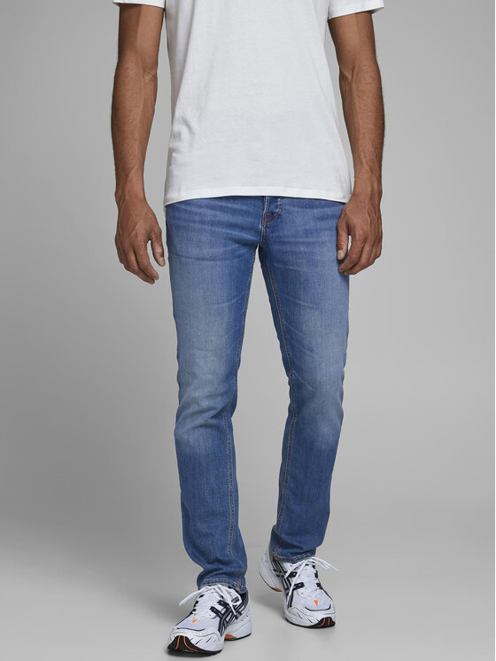 Jack & Jones Jack & Jones Džínsy Glenn 12157416 Modrá Slim Fit