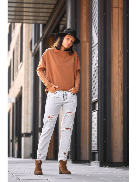 BeWear BeWear Felpa B094 Giallo Baggy Fit