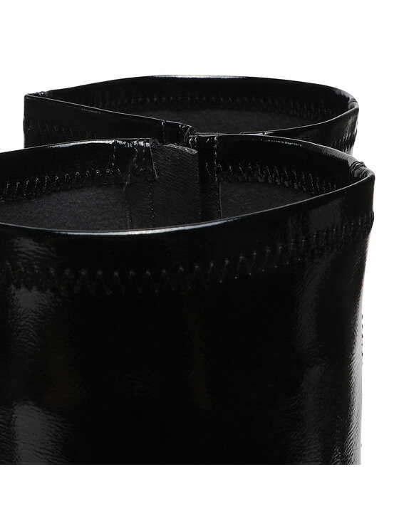 Jenny Fairy Jenny Fairy Kozačky GLOSSY-02KW Černá