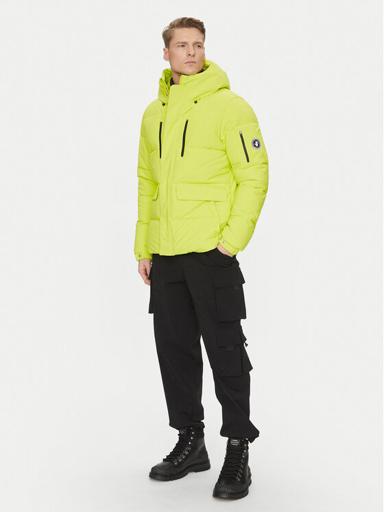 Save The Duck Save The Duck Télikabát P30811M SMEG19 Zöld Regular Fit