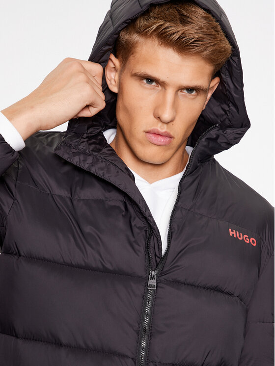 HUGO HUGO Зимова куртка Mati 50495228 Чорний Regular Fit