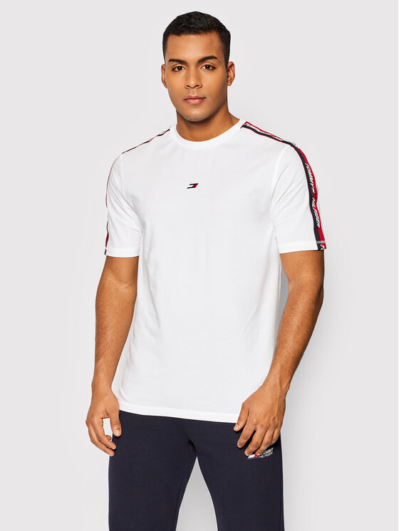 Tommy hilfiger taped t shirt new arrivals