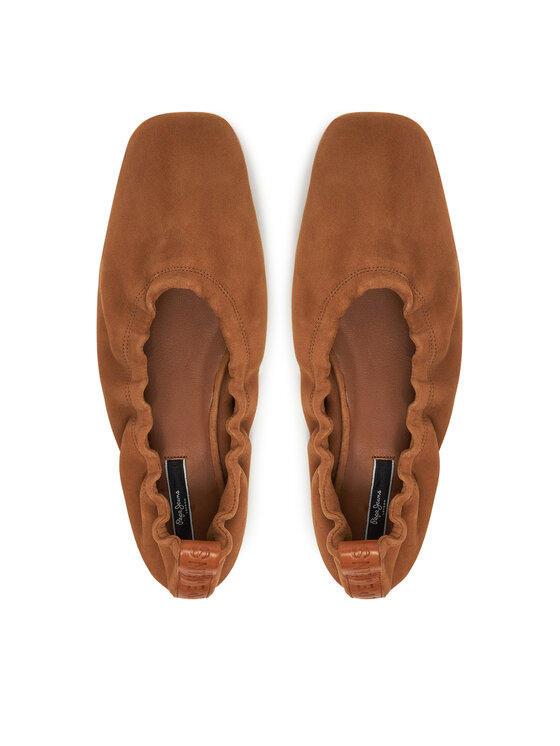Pepe Jeans Pepe Jeans Baleriny Poppy Basic PLS10430 Brązowy