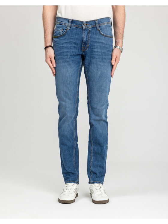 Mustang Mustang Jeansy OREGON TAPERED Niebieski Slim Fit