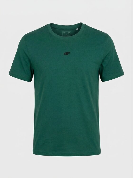 4F 4F T-Shirt Z-TTSHM3947-3-K Biały Regular Fit