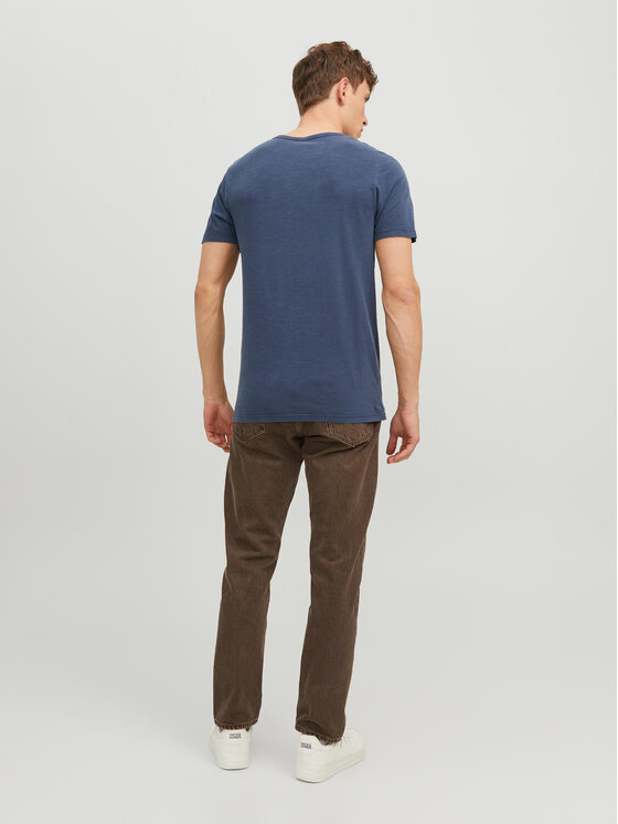 Jack&Jones Jack&Jones Tričko Split 12164972 Tmavomodrá Standard Fit