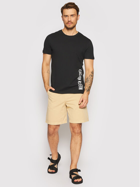 T-shirt Crew Tee KM0KM00604 Nero Relaxed Fit