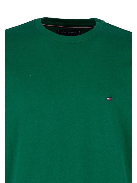 Tommy Hilfiger Tommy Hilfiger Majica Ess Seasonal MW0MW39995 Zelena Regular Fit