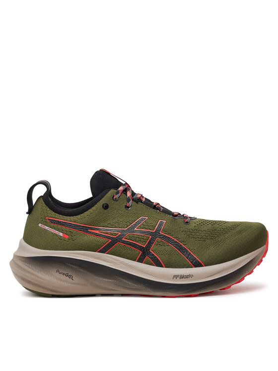 Asics Męskie Buty do biegania, rozmiar 42, Zielone, Gel-Nimbus 26 Tr 1011B849
