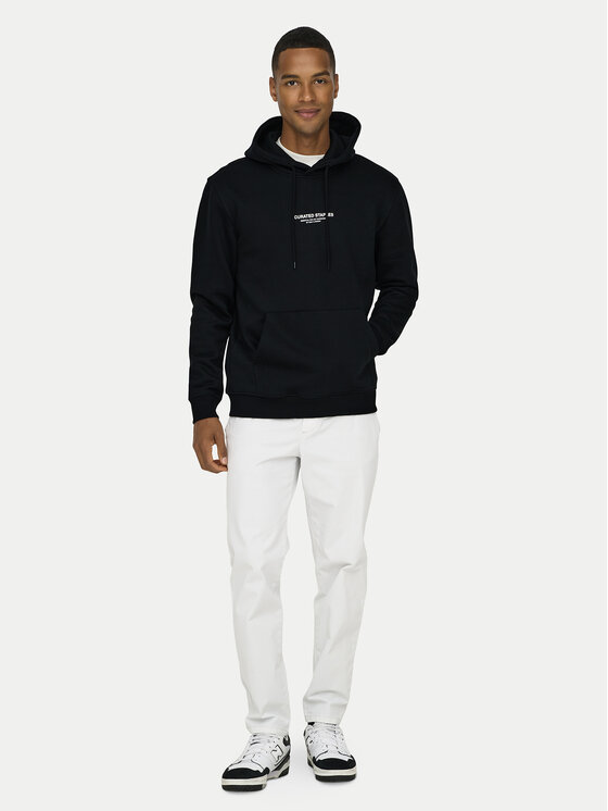 Only & Sons Only & Sons Μπλούζα Curated 22030921 Μαύρο Regular Fit