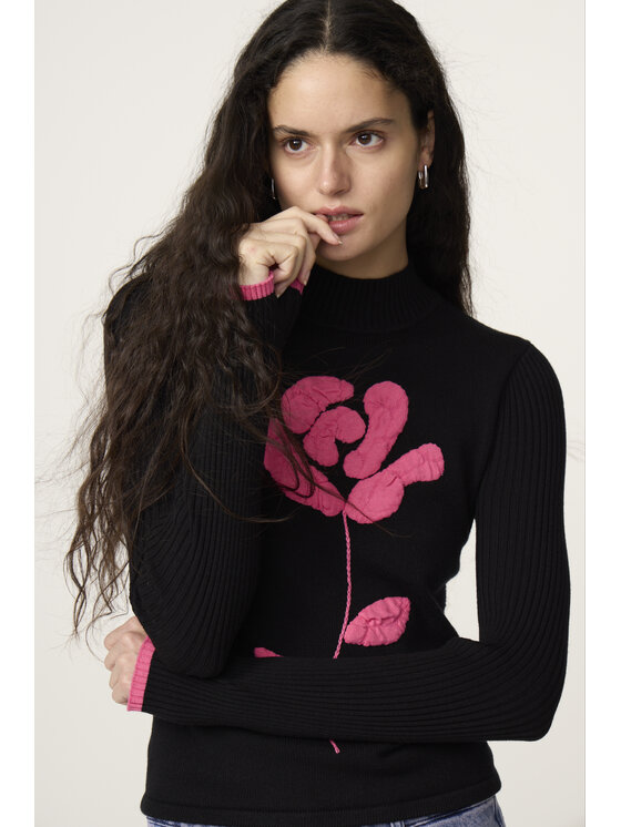 Fabienne Chapot Fabienne Chapot Sweter 6756-509-174 Czarny Regular Fit