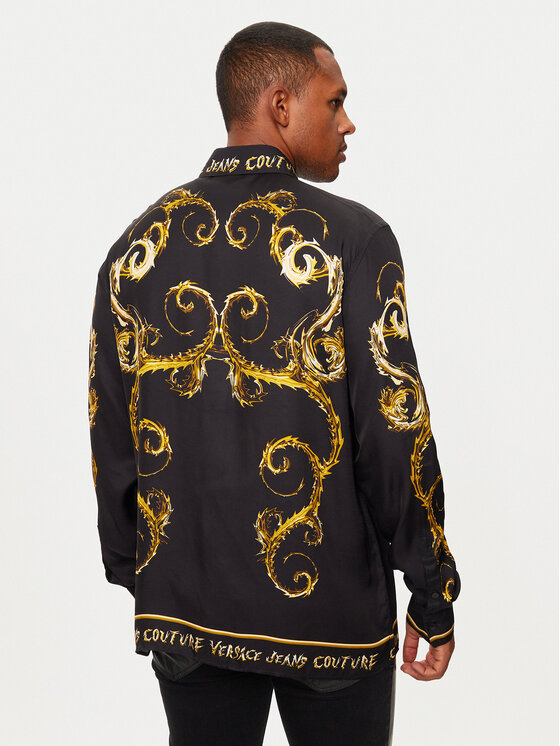 Versace Jeans Couture Versace Jeans Couture Cămașă 77GAL2RC Negru Regular Fit