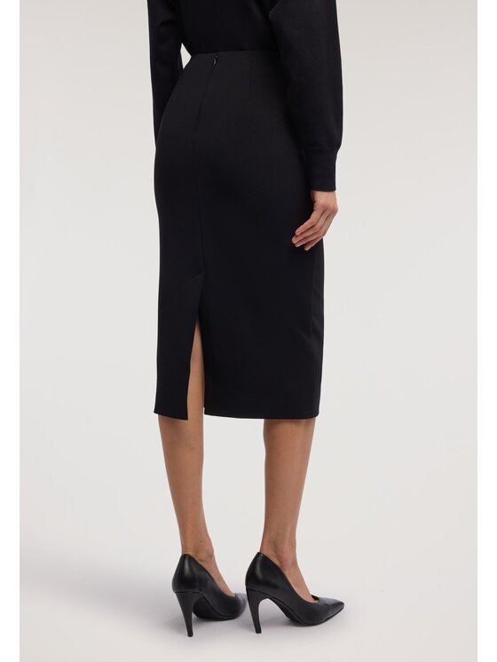 Trussardi Trussardi Spódnica midi 1166A000684N033 Czarny Regular Fit