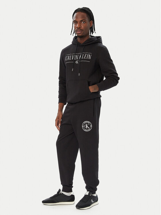Calvin Klein Jeans Calvin Klein Jeans Donji dio trenerke LV04RH240G Crna Regular Fit