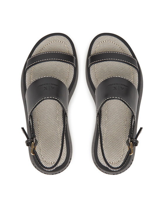 Armani Exchange Armani Exchange Sandály XDP054 XV921 00002 Černá