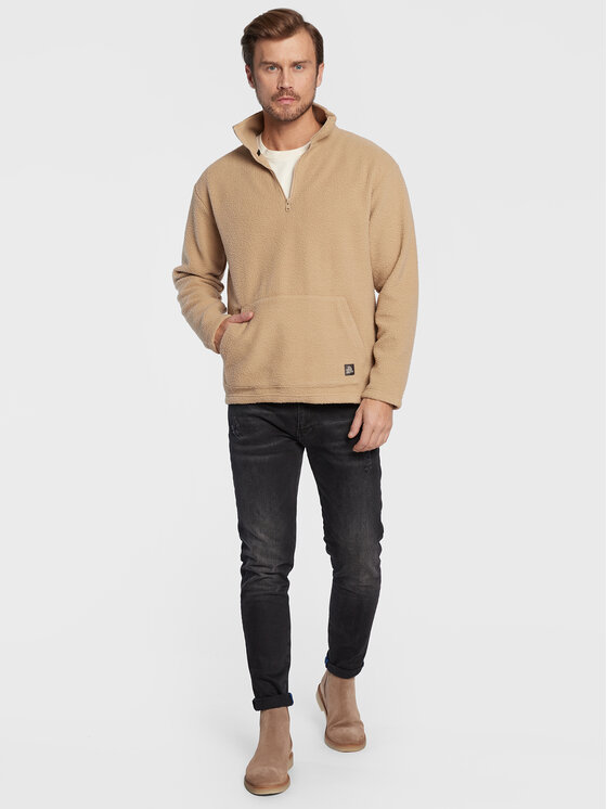 Felpa di pile Tatum 213176 Beige Regular Fit