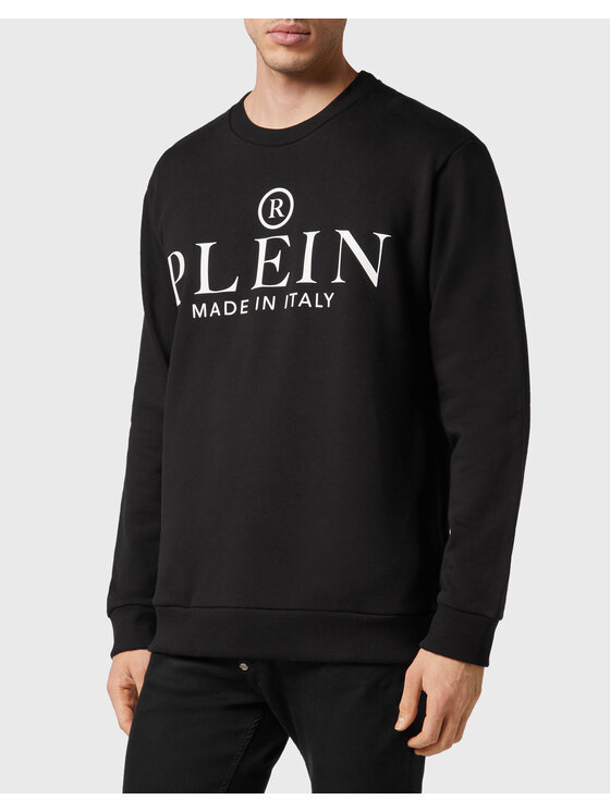 PHILIPP PLEIN PHILIPP PLEIN Mikina 5915 Černá Regular Fit