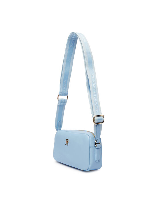 Tommy Hilfiger Tommy Hilfiger Ročna torba Th Essential Camera Bag AW0AW18370 Svetlo modra