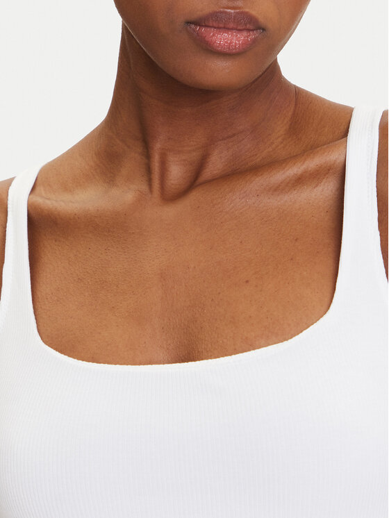 Hunkemöller Hunkemöller Body 302039 Biały Slim Fit