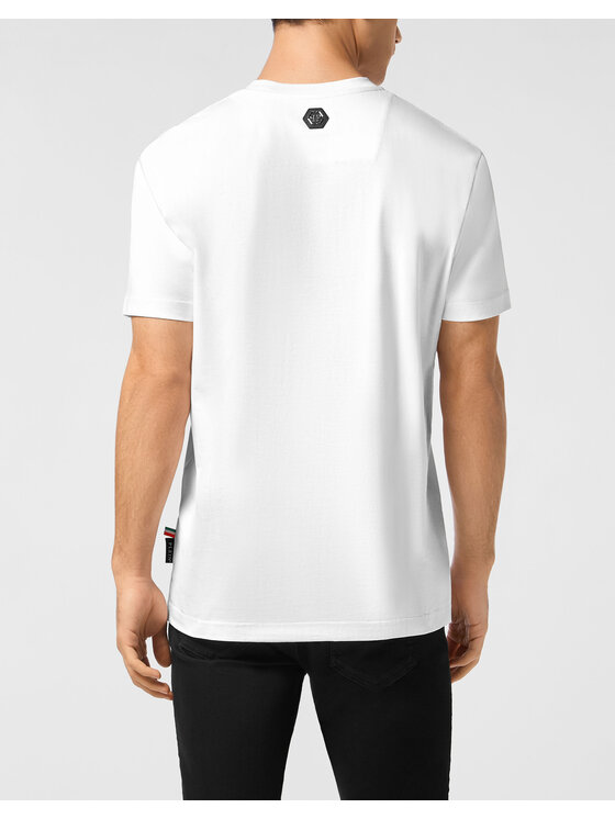 PHILIPP PLEIN PHILIPP PLEIN T-Shirt 27169 Biały Regular Fit