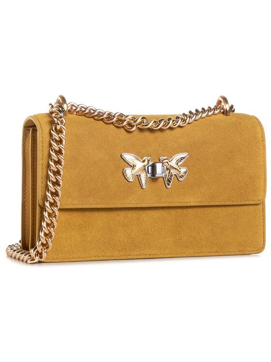 Pinko Handtasche Free Flight Mini Seventies Cl. Al 20 21 PLTT 1P21T0 Y6JE Gelb Modivo.at